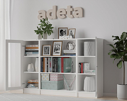 Изображение товара Книжный шкаф Билли 420 white ИКЕА (IKEA) на сайте adeta.ru