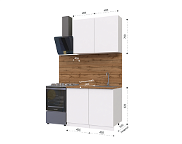 Изображение товара Кухонный гарнитур METOД 3 white ИКЕА (IKEA) на сайте adeta.ru